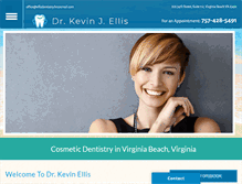 Tablet Screenshot of gentledentistvirginiabeach.com